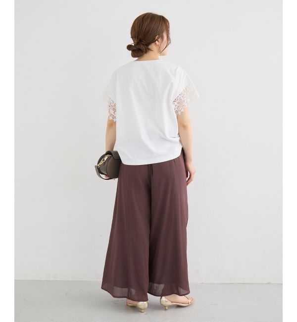 「シアーギャザーガウチョパンツ」|その他|