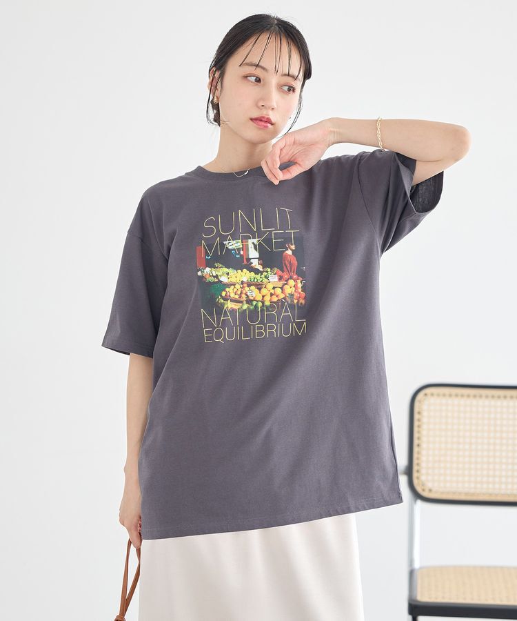 earth music&ecology「【接触冷感】アソートプリントTシャツ」|Tシャツ・カットソー|