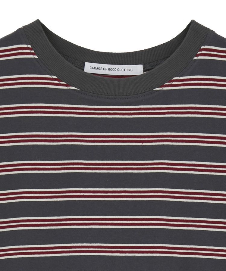 GARAGE OF GOOD CLOTHING「マルチボーダードロストプルオーバー」|Tシャツ・カットソー|