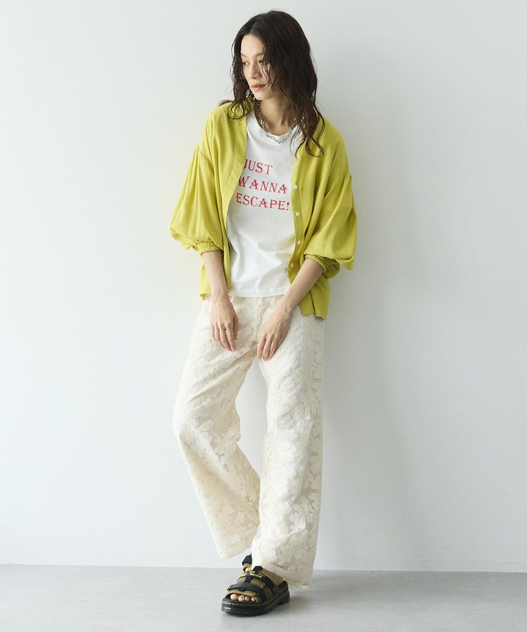 GARAGE OF GOOD CLOTHING「クロスステッチ刺繍ロングパンツ」|その他|