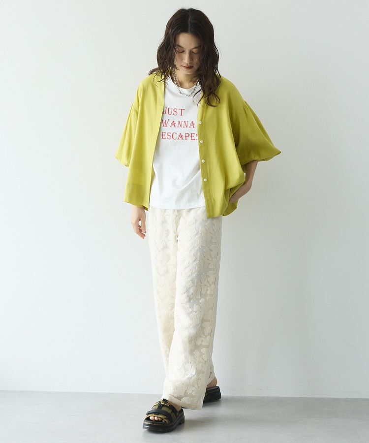 GARAGE OF GOOD CLOTHING「クロスステッチ刺繍ロングパンツ」|その他|