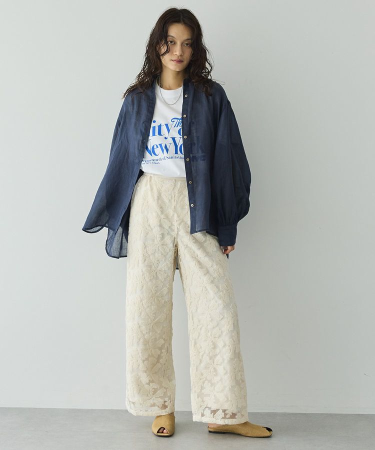 GARAGE OF GOOD CLOTHING「クロスステッチ刺繍ロングパンツ」|その他|