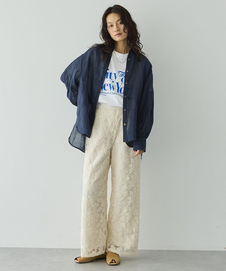 GARAGE OF GOOD CLOTHING「クロスステッチ刺繍ロングパンツ」|その他|