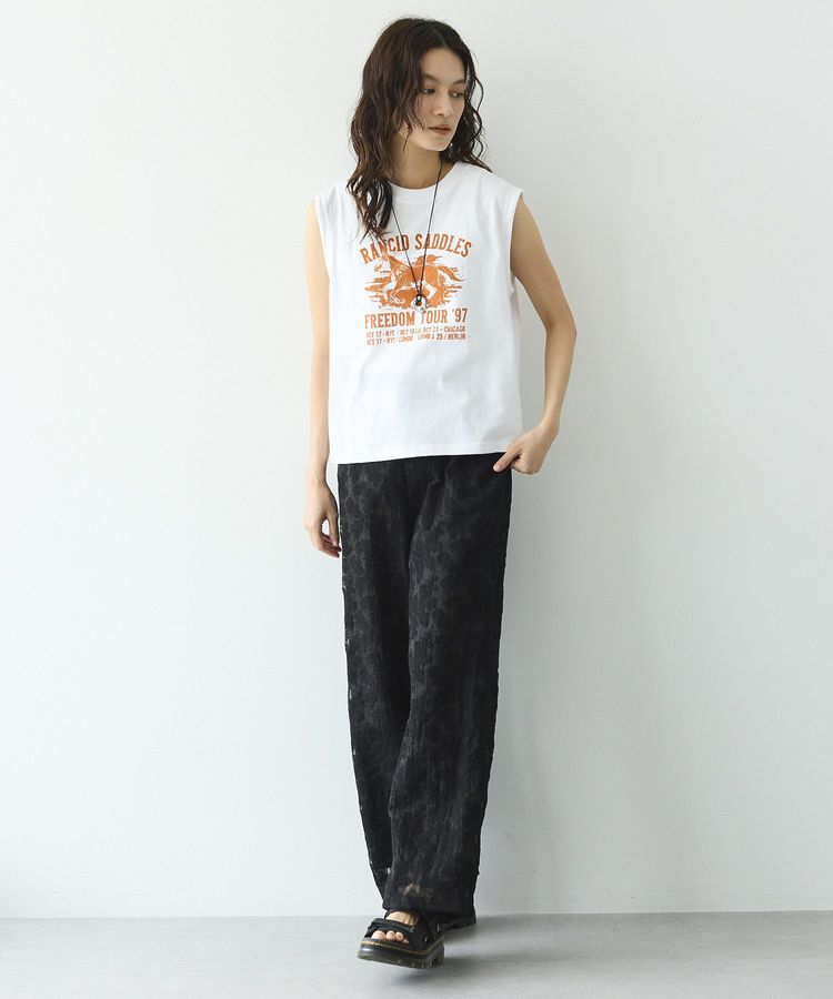 GARAGE OF GOOD CLOTHING「クロスステッチ刺繍ロングパンツ」|その他|