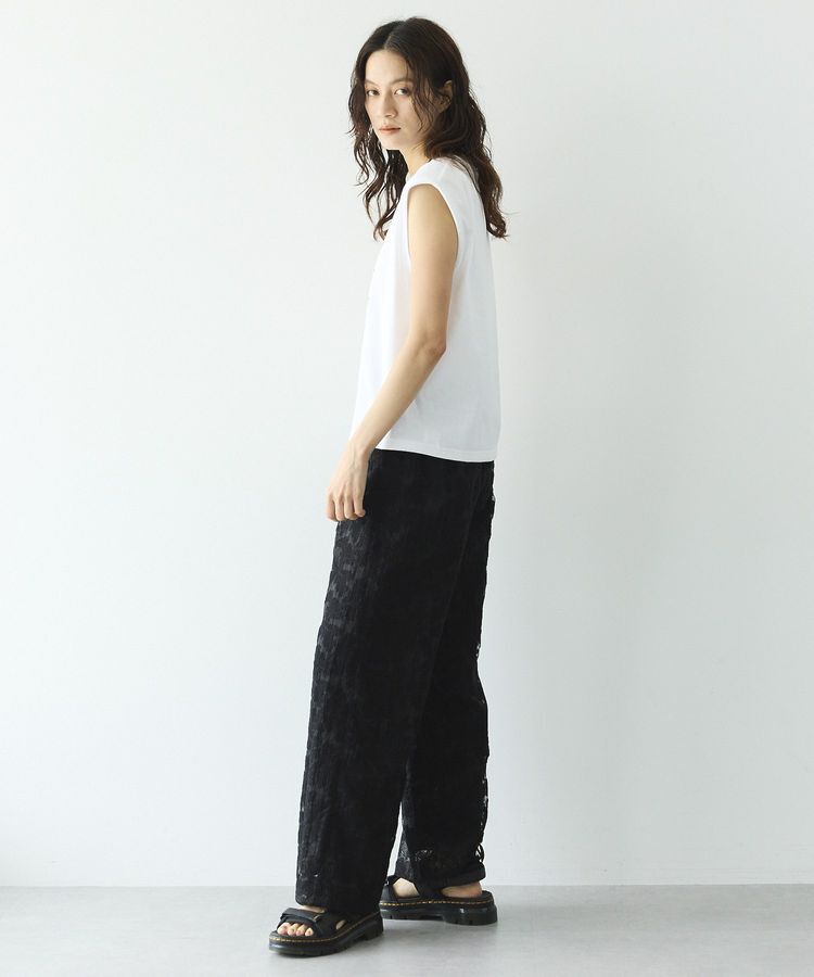 GARAGE OF GOOD CLOTHING「クロスステッチ刺繍ロングパンツ」|その他|