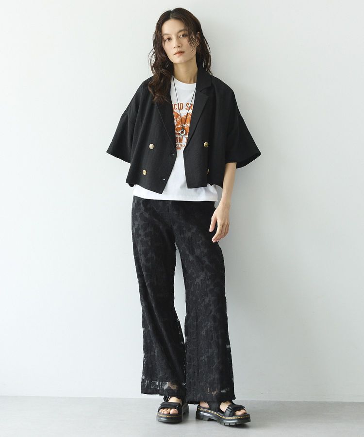 GARAGE OF GOOD CLOTHING「クロスステッチ刺繍ロングパンツ」|その他|