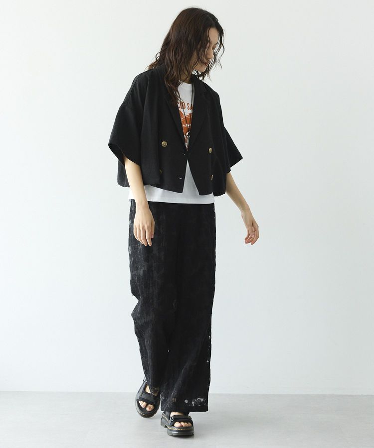 GARAGE OF GOOD CLOTHING「クロスステッチ刺繍ロングパンツ」|その他|