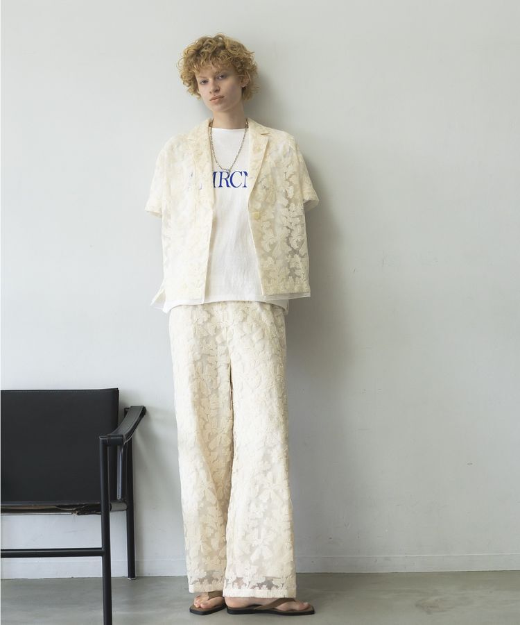 GARAGE OF GOOD CLOTHING「クロスステッチ刺繍ロングパンツ」|その他|