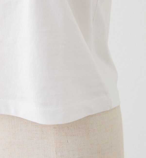  「ビジュー付きロゴアソートサスティナブルTシャツ」|プルオーバー|