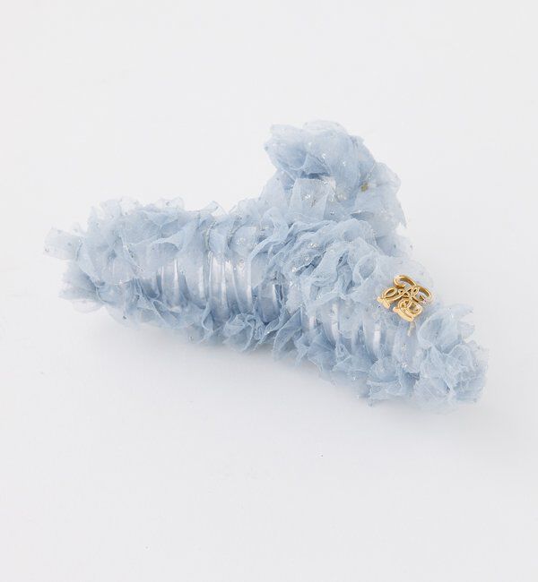  「【Tulle Collection】チュールヘアクリップ」|その他|サックスブルー