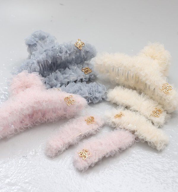  「【Tulle Collection】チュールヘアクリップ」|その他|