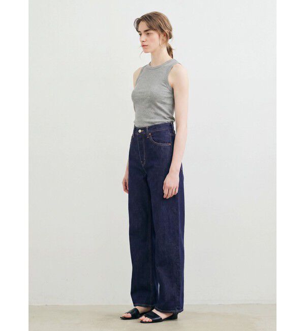 MARMARMAR「MARMARMAR ハイウエストストレートデニムパンツ」|デニム|