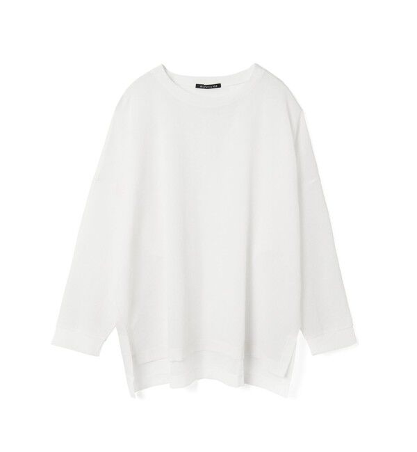 mizuiro ind「mizuiro ind ワッシャーボイルワイドプルオーバー」|Tシャツ・カットソー|オフホワイト