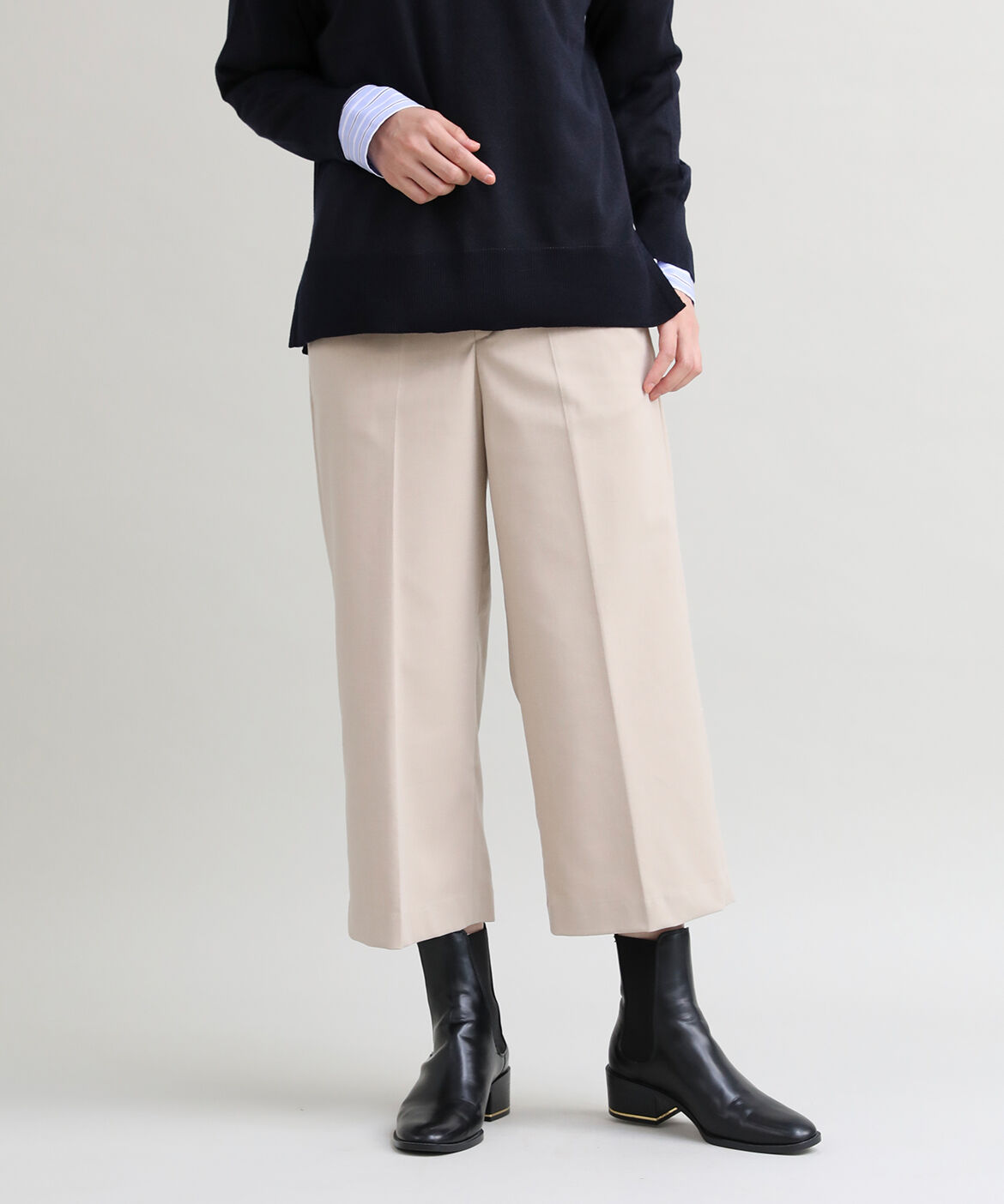 DAY by DAY it&rsquo;s international「ベーシックワイドクロップドパンツ」|その他|ベージュ2