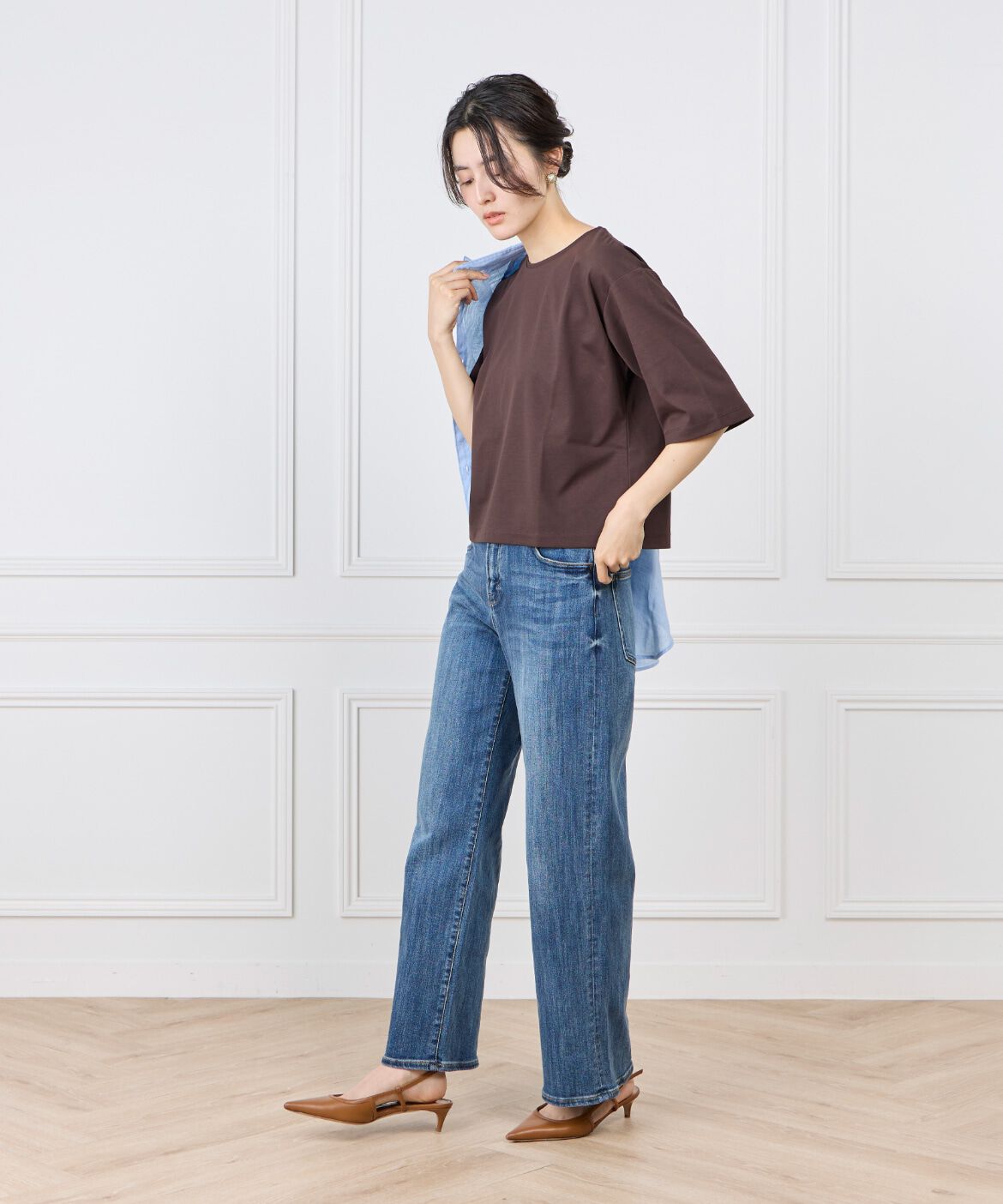 7-IDconcept.「5分袖Tシャツ《UVカット》《接触冷感》」|Tシャツ・カットソー|