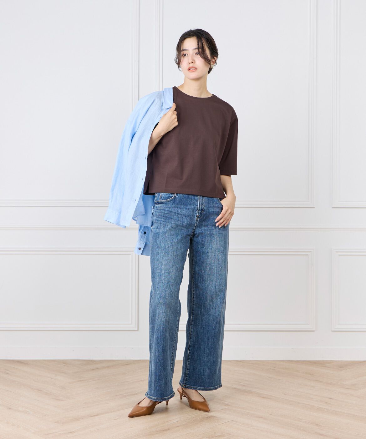 7-IDconcept.「5分袖Tシャツ《UVカット》《接触冷感》」|Tシャツ・カットソー|