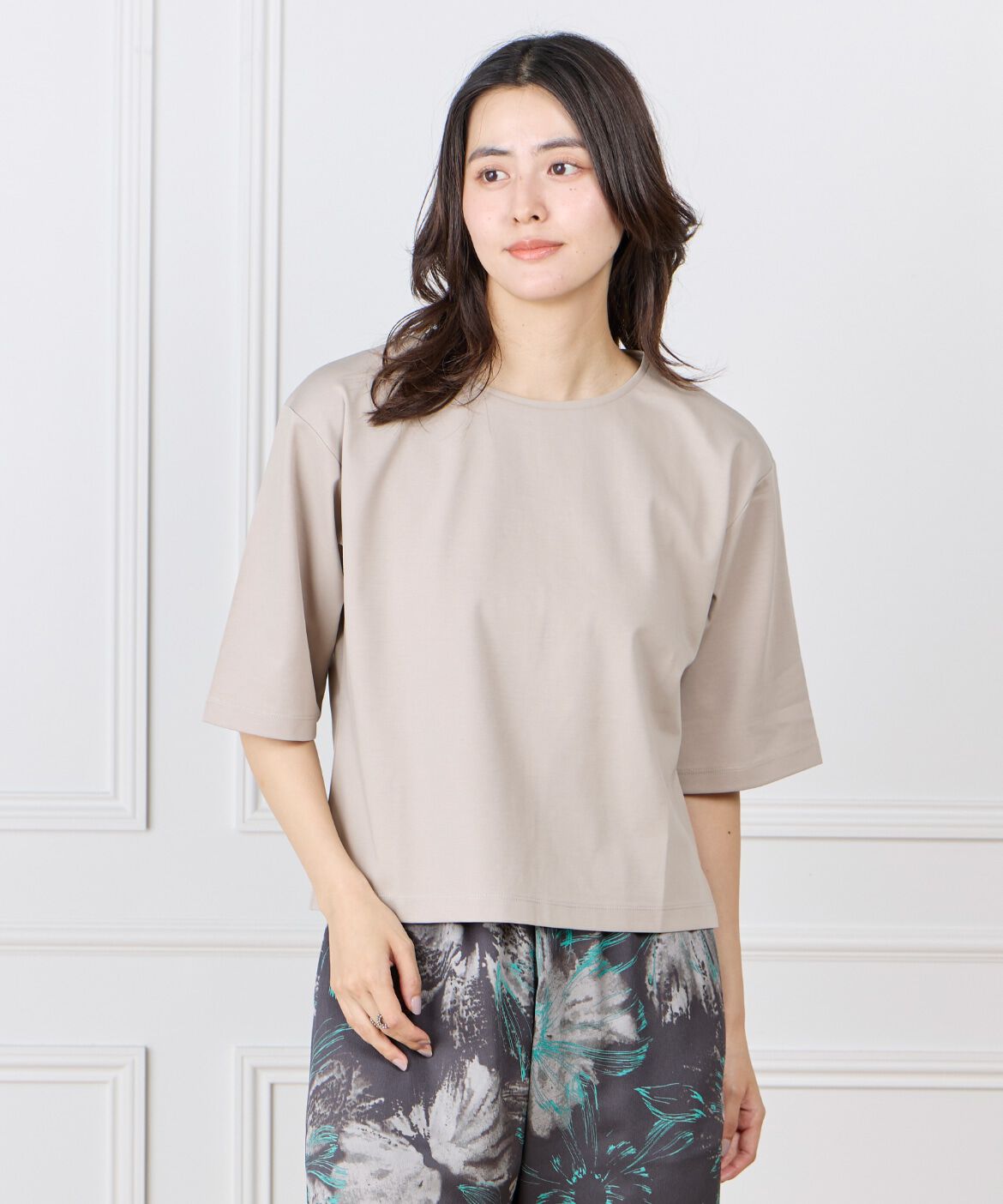 7-IDconcept.「5分袖Tシャツ《UVカット》《接触冷感》」|Tシャツ・カットソー|