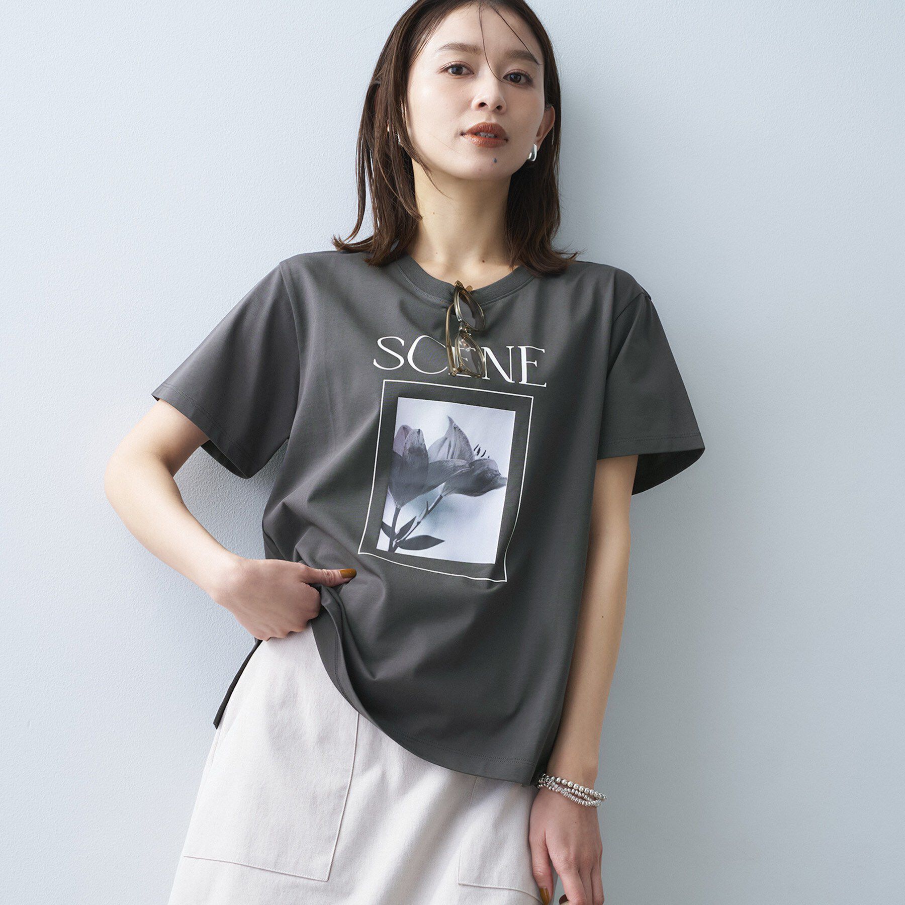 UNTITLED「【古畑星夏さん着用/ロゴ/プリント】グラフィックTシャツ」|Tシャツ・カットソー|
