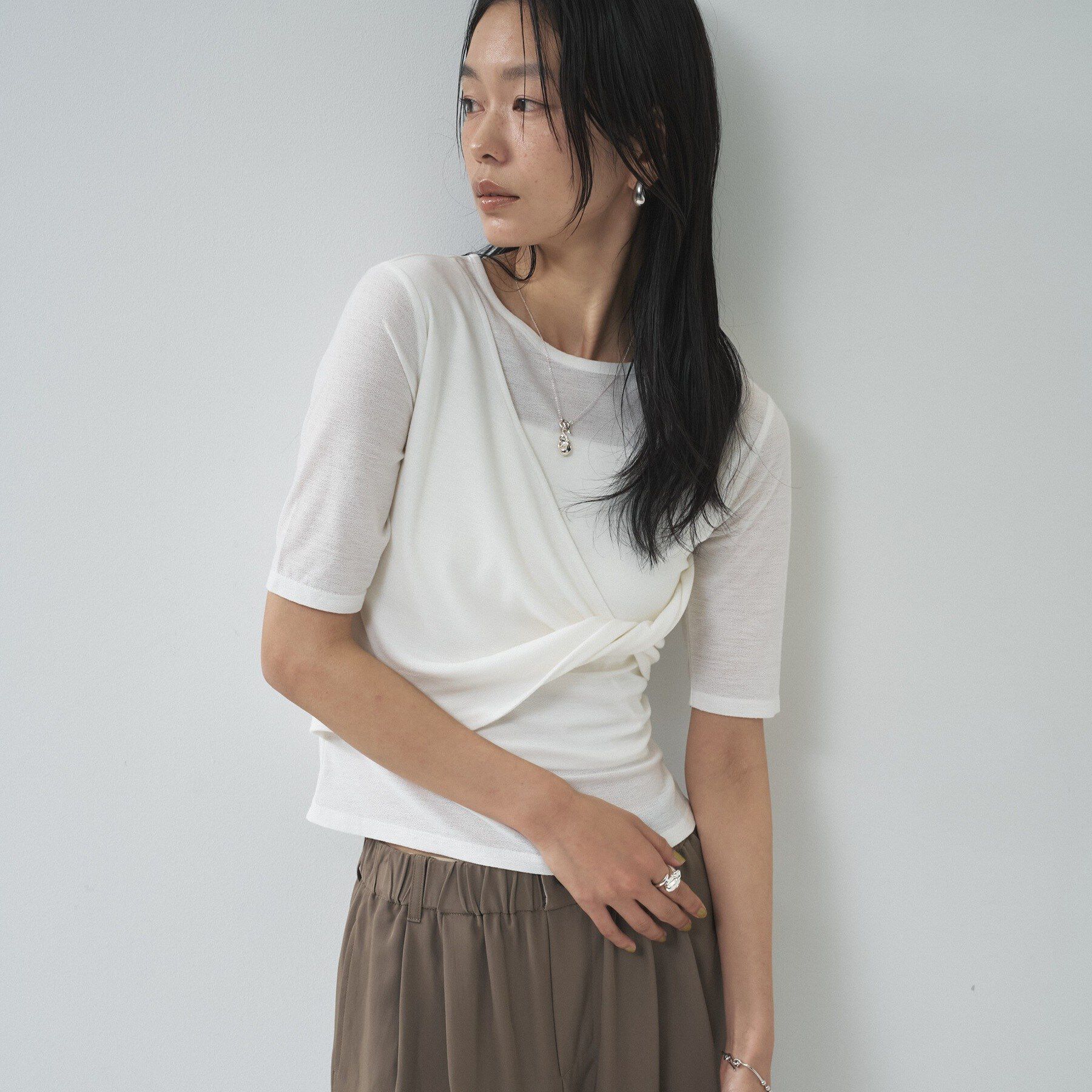 GALLEST「ツイストガーゼカットソー」|Tシャツ・カットソー|