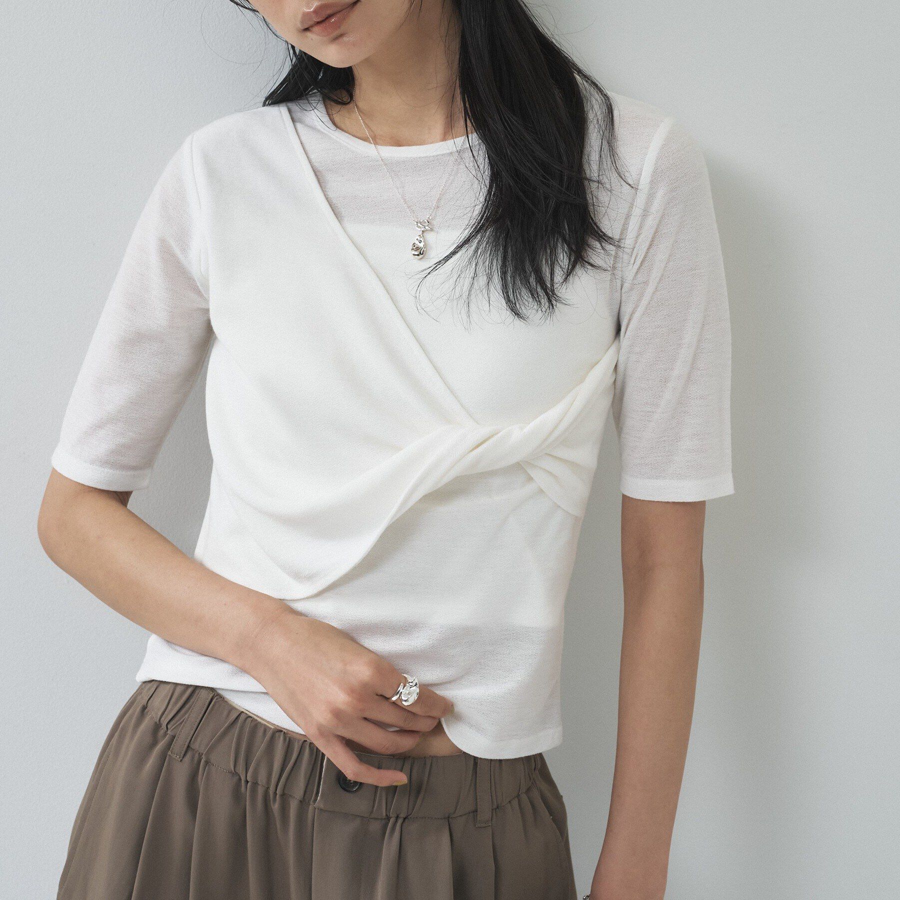 GALLEST「ツイストガーゼカットソー」|Tシャツ・カットソー|