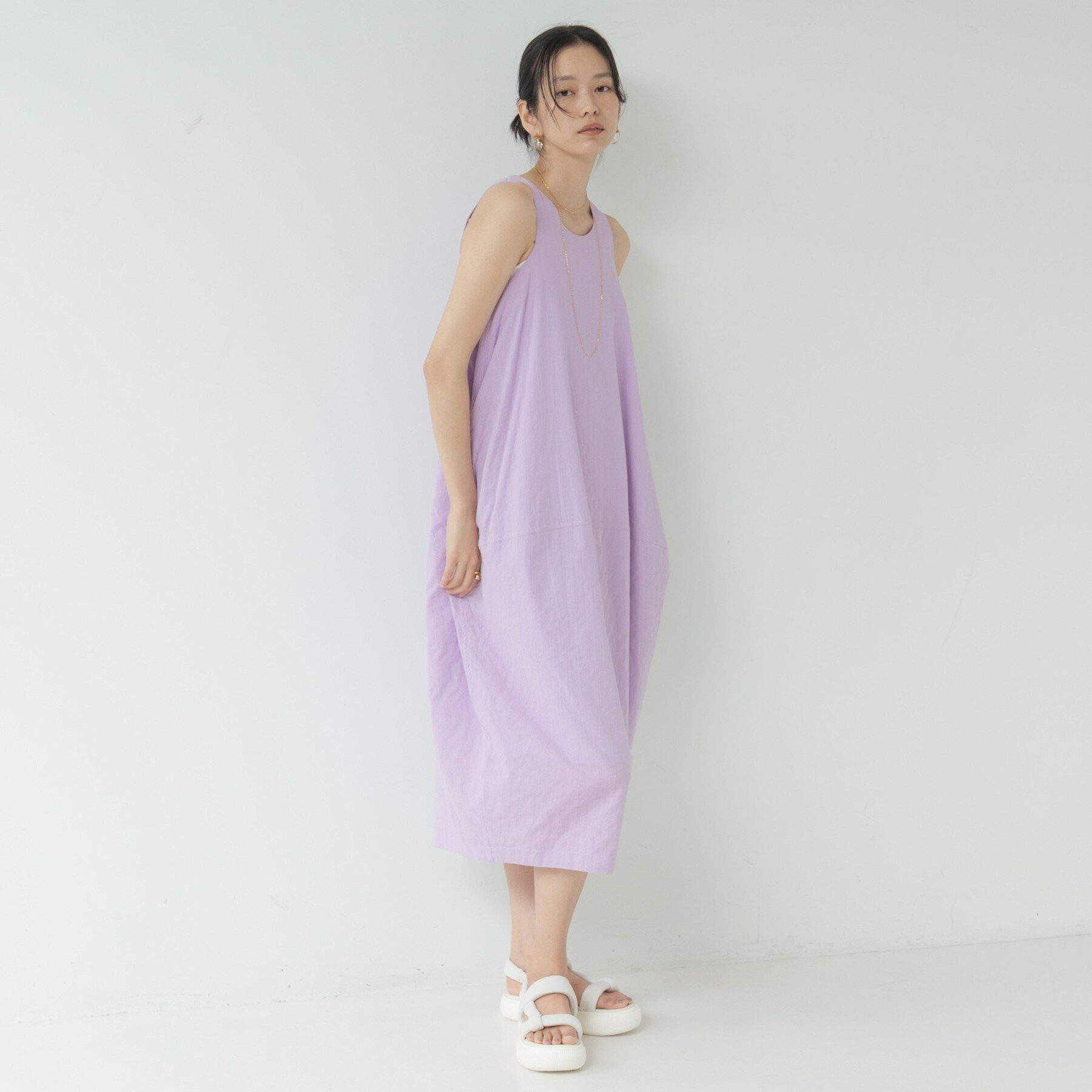 GALLEST「ミニマルコクーンワンピース」|ワンピース|