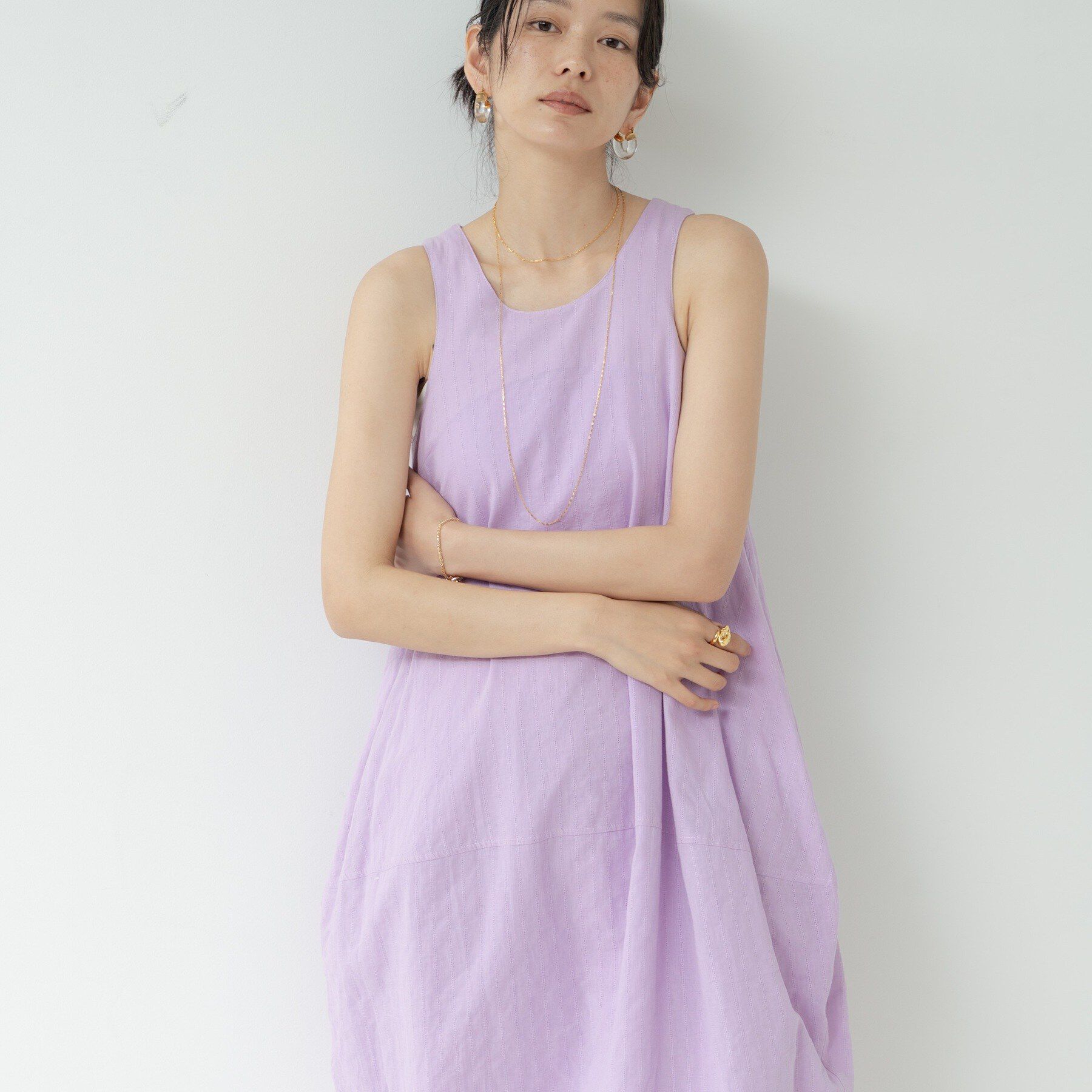 GALLEST「ミニマルコクーンワンピース」|ワンピース|
