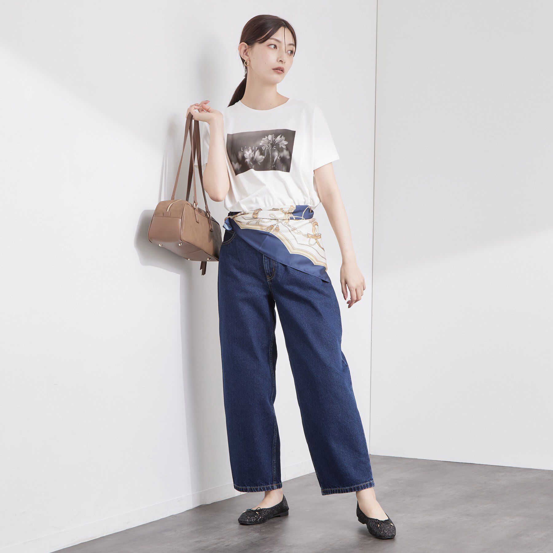 OPAQUE.CLIP「フォトプリントTシャツ【洗濯機OK】」|Tシャツ・カットソー|