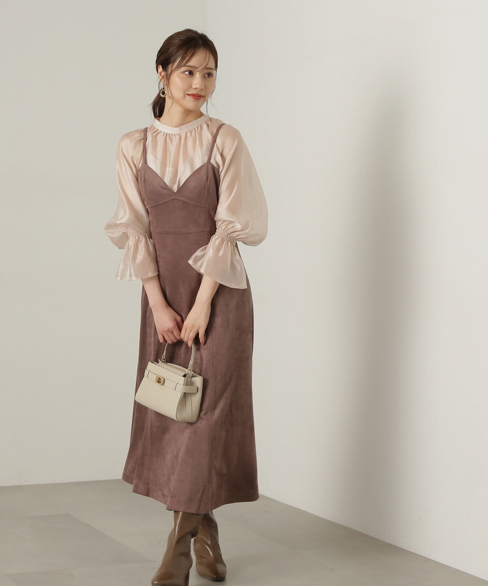 PROPORTION BODY DRESSING「2wayシアーボウタイブラウス24AW」|シャツ・ブラウス|