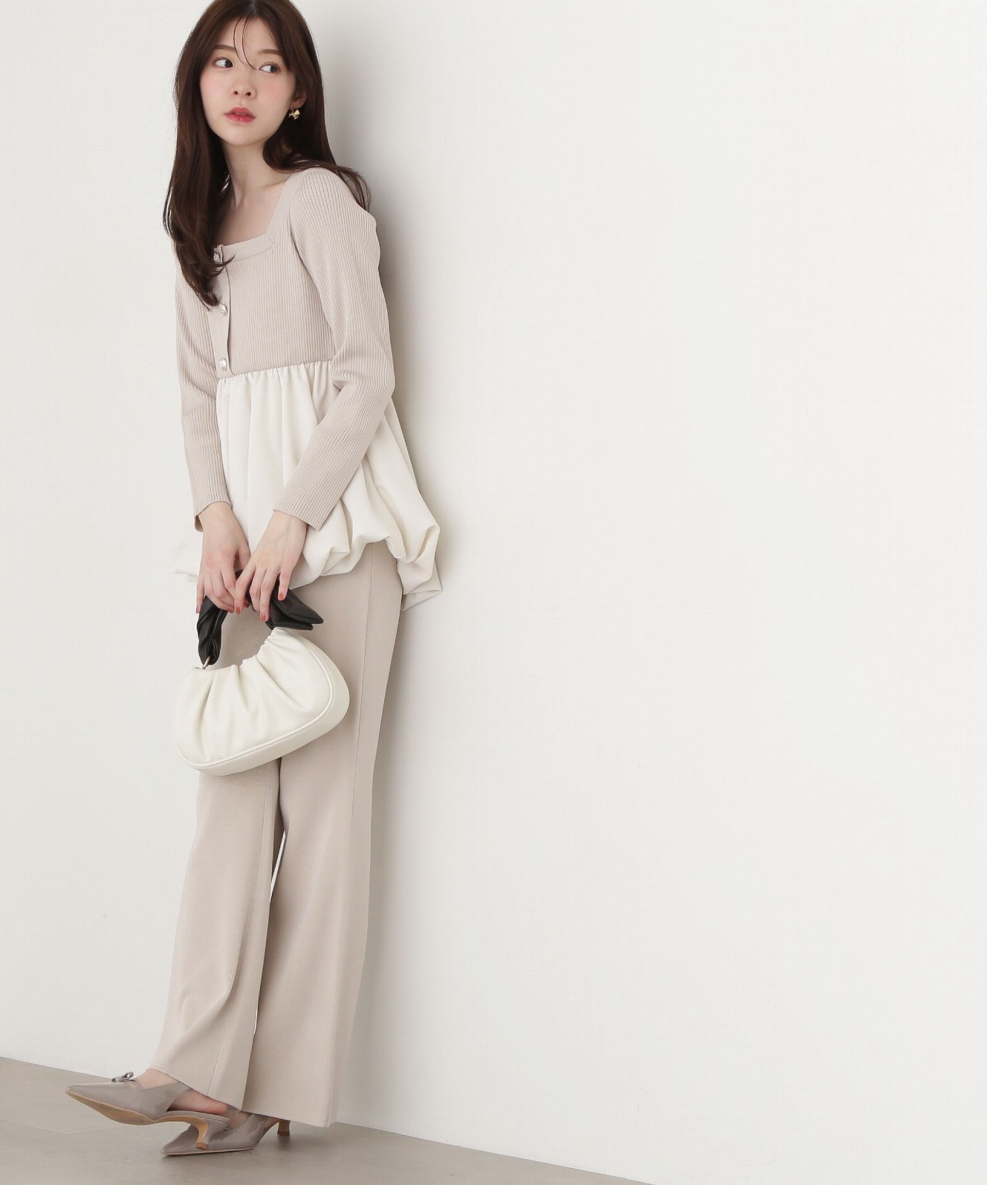 PROPORTION BODY DRESSING「ニットフレアーパンツ」|その他|
