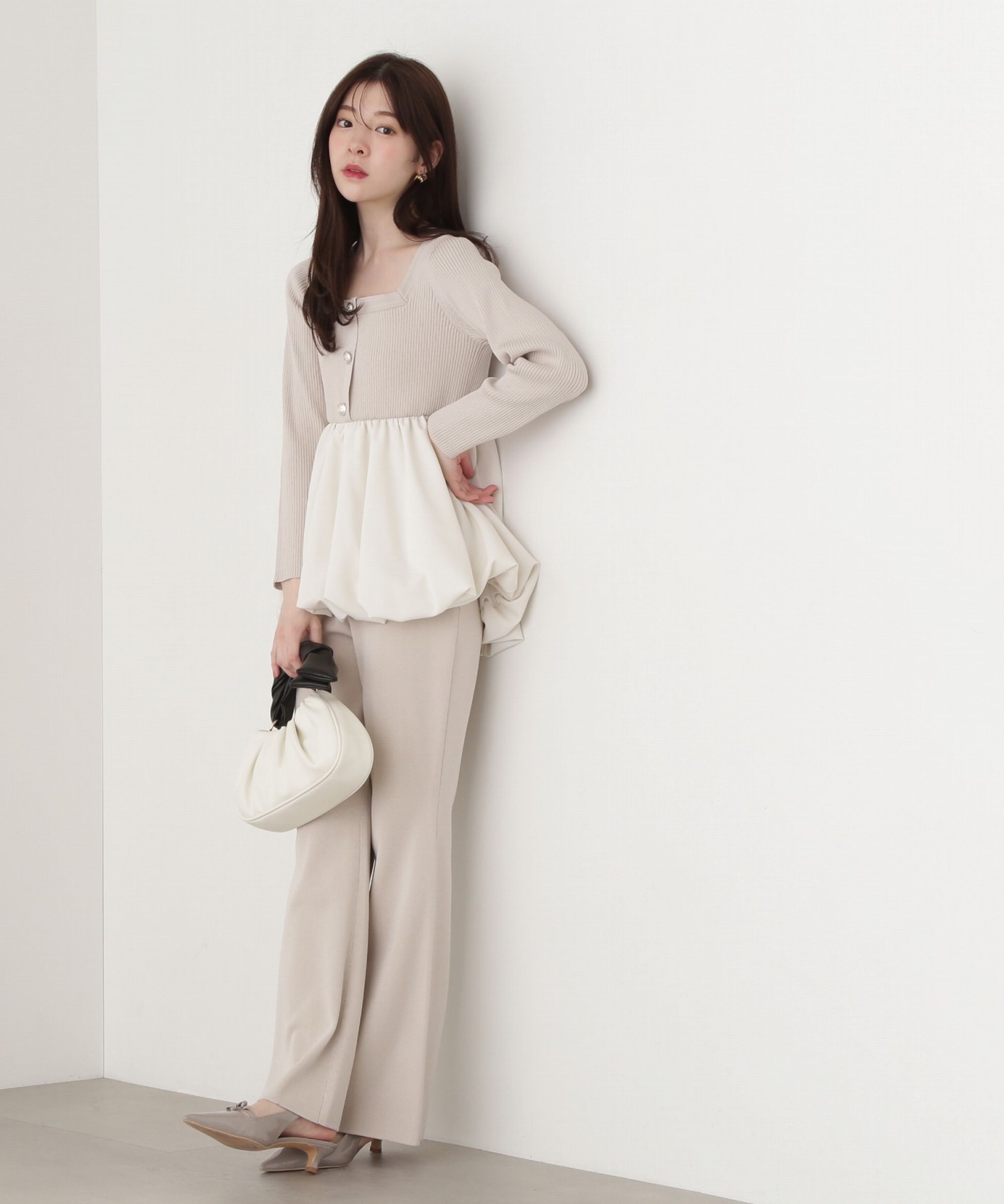 PROPORTION BODY DRESSING「ニットフレアーパンツ」|その他|
