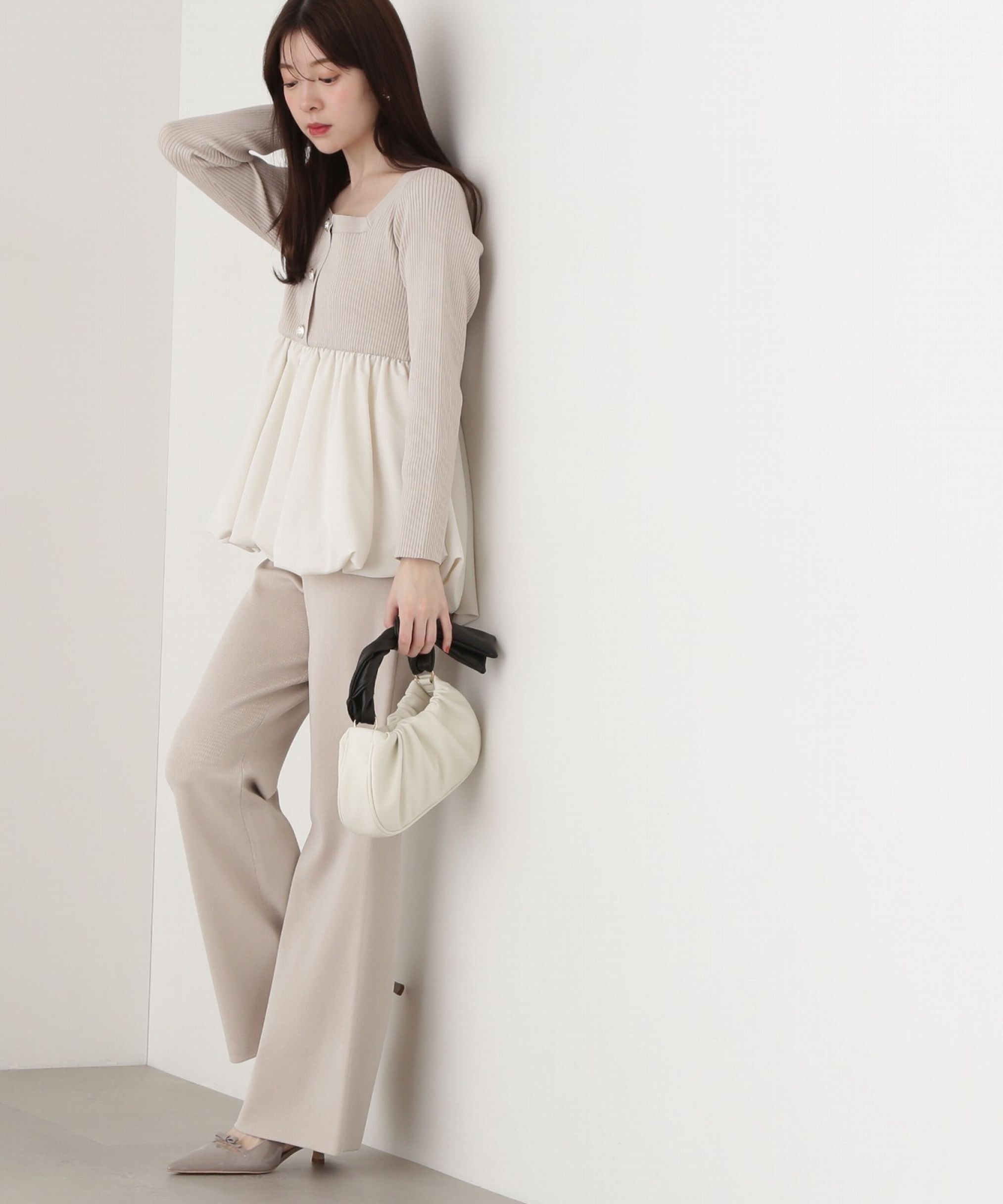 PROPORTION BODY DRESSING「ニットフレアーパンツ」|その他|