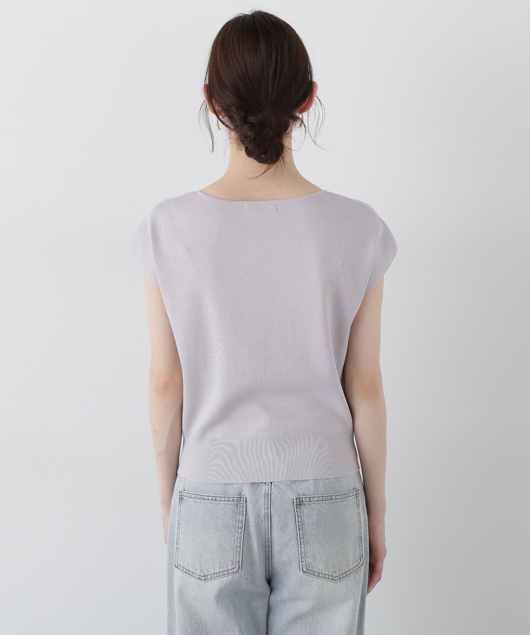 PROPORTION BODY DRESSING「ハートカットフレンチ総針ニット」|ニット・セーター|