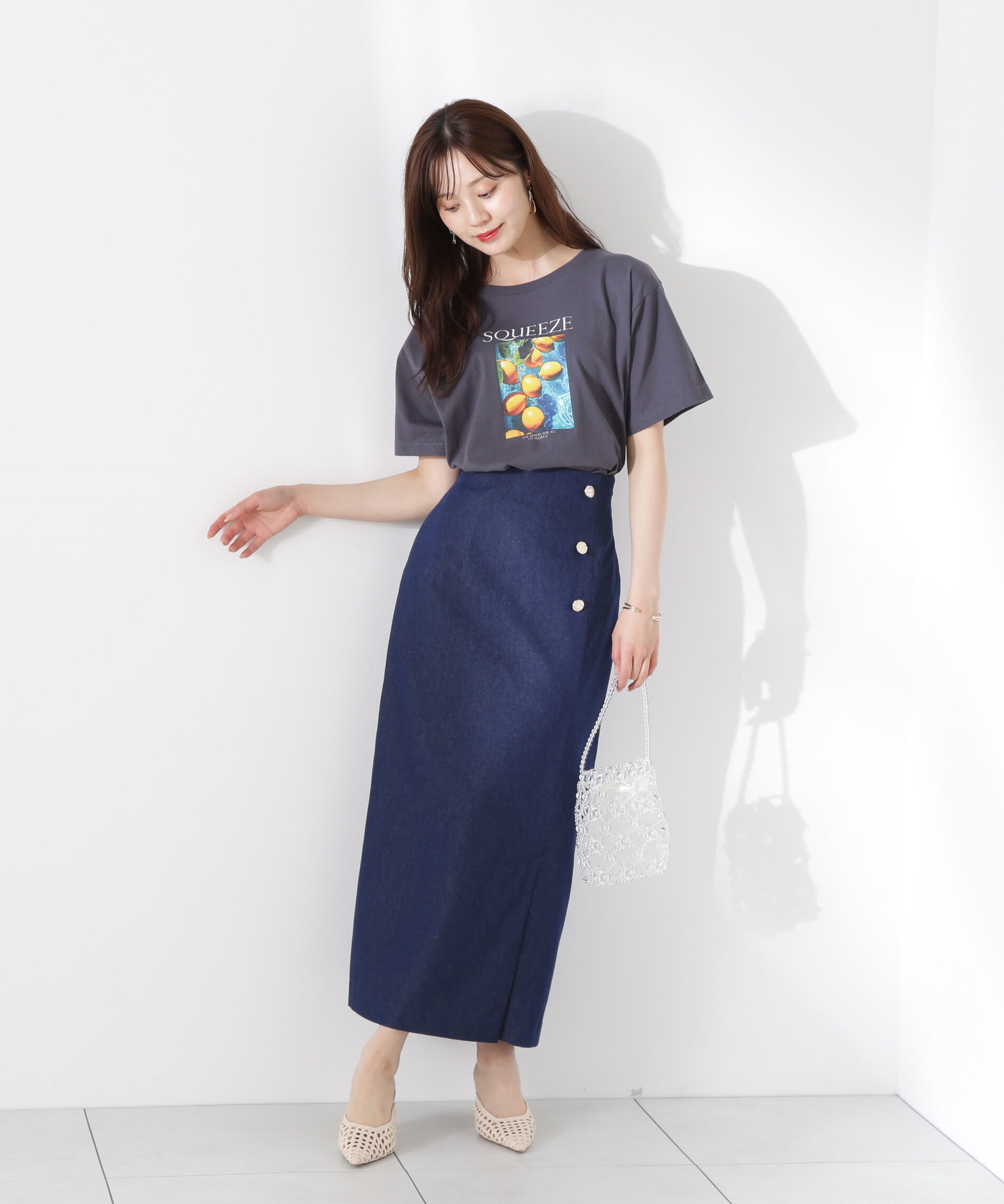 PROPORTION BODY DRESSING「プリントTシャツ」|Tシャツ・カットソー|