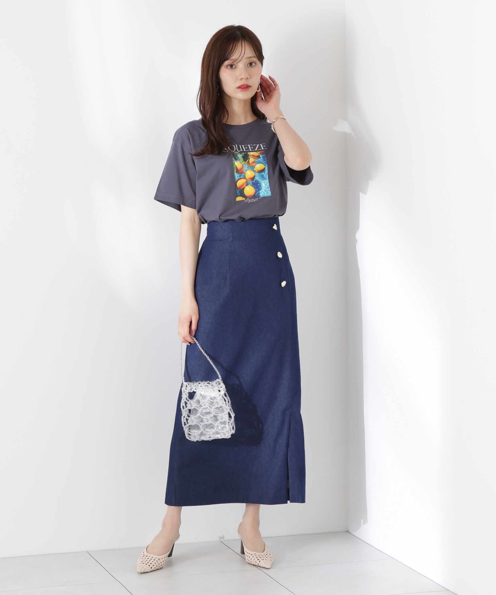 PROPORTION BODY DRESSING「プリントTシャツ」|Tシャツ・カットソー|
