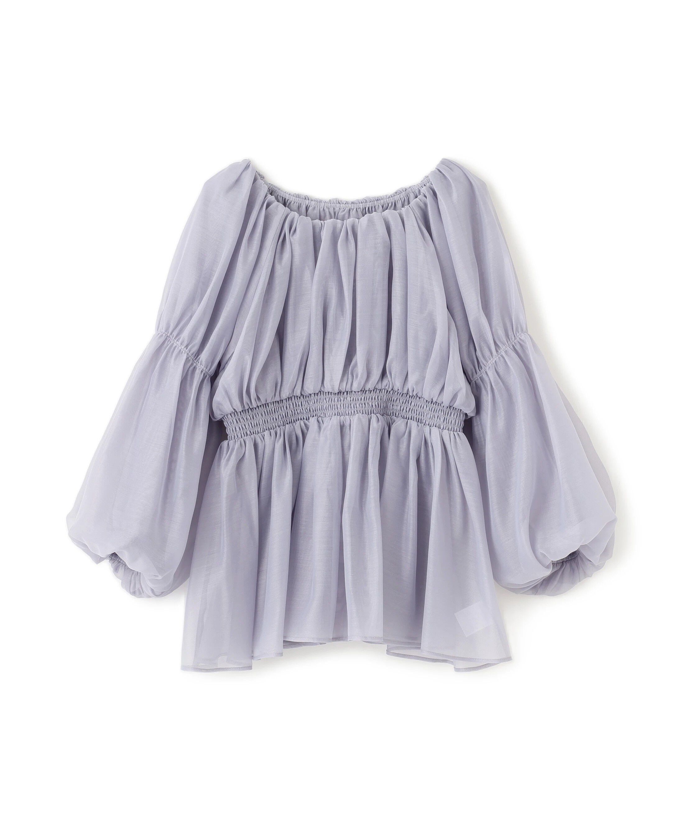 PROPORTION BODY DRESSING「＜ウォッシャブル＞バルーンスリーブオフショルブラウス 25AW」|シャツ・ブラウス|