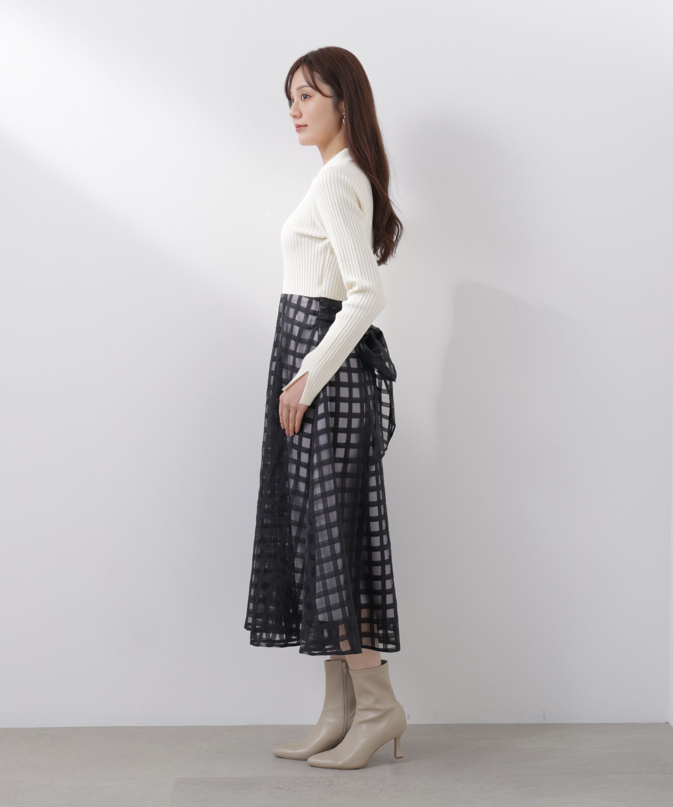 PROPORTION BODY DRESSING「ポロカラーニットワンピース　26SS」|ワンピース|