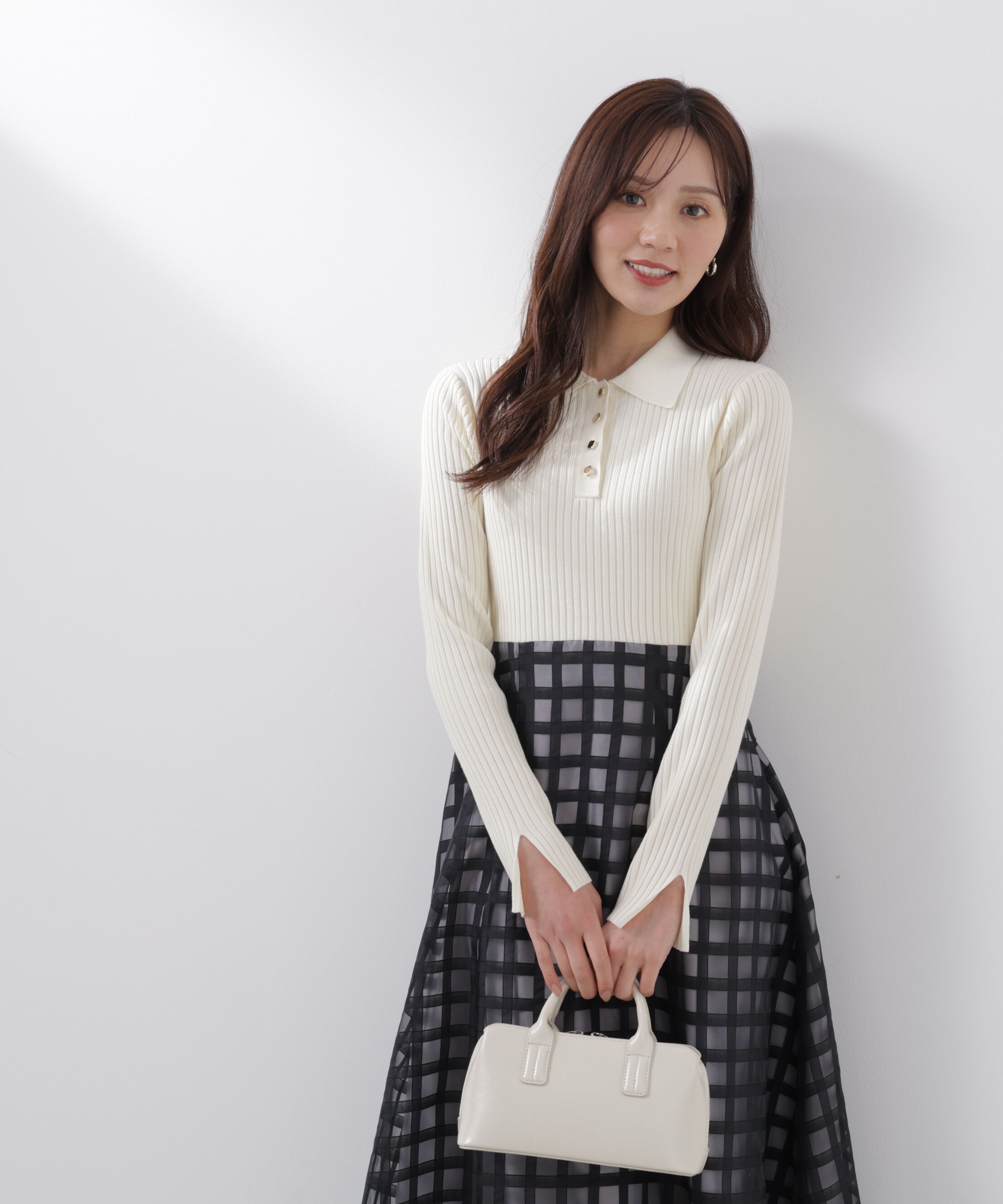 PROPORTION BODY DRESSING「ポロカラーニットワンピース　26SS」|ワンピース|