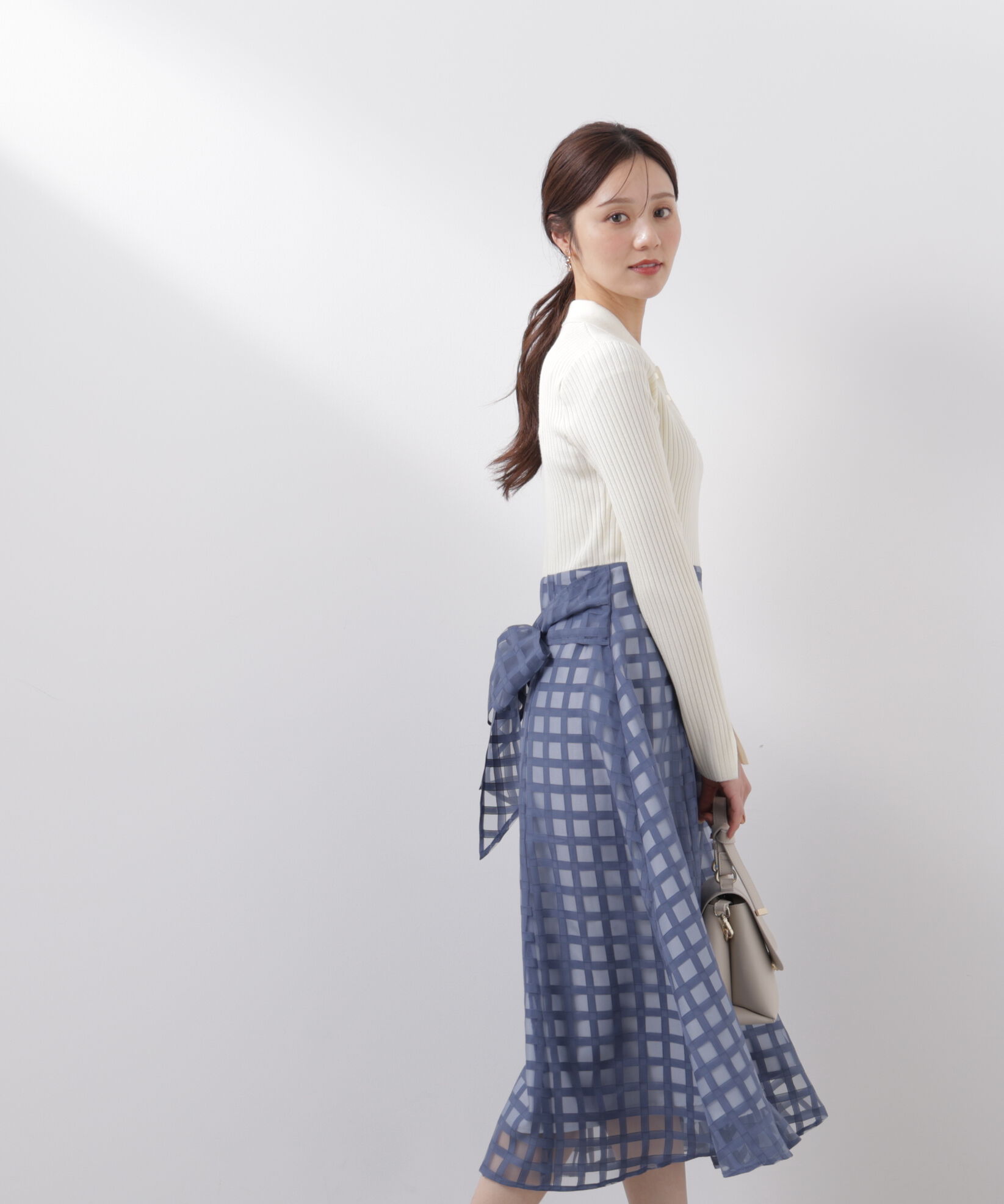 PROPORTION BODY DRESSING「ポロカラーニットワンピース　26SS」|ワンピース|