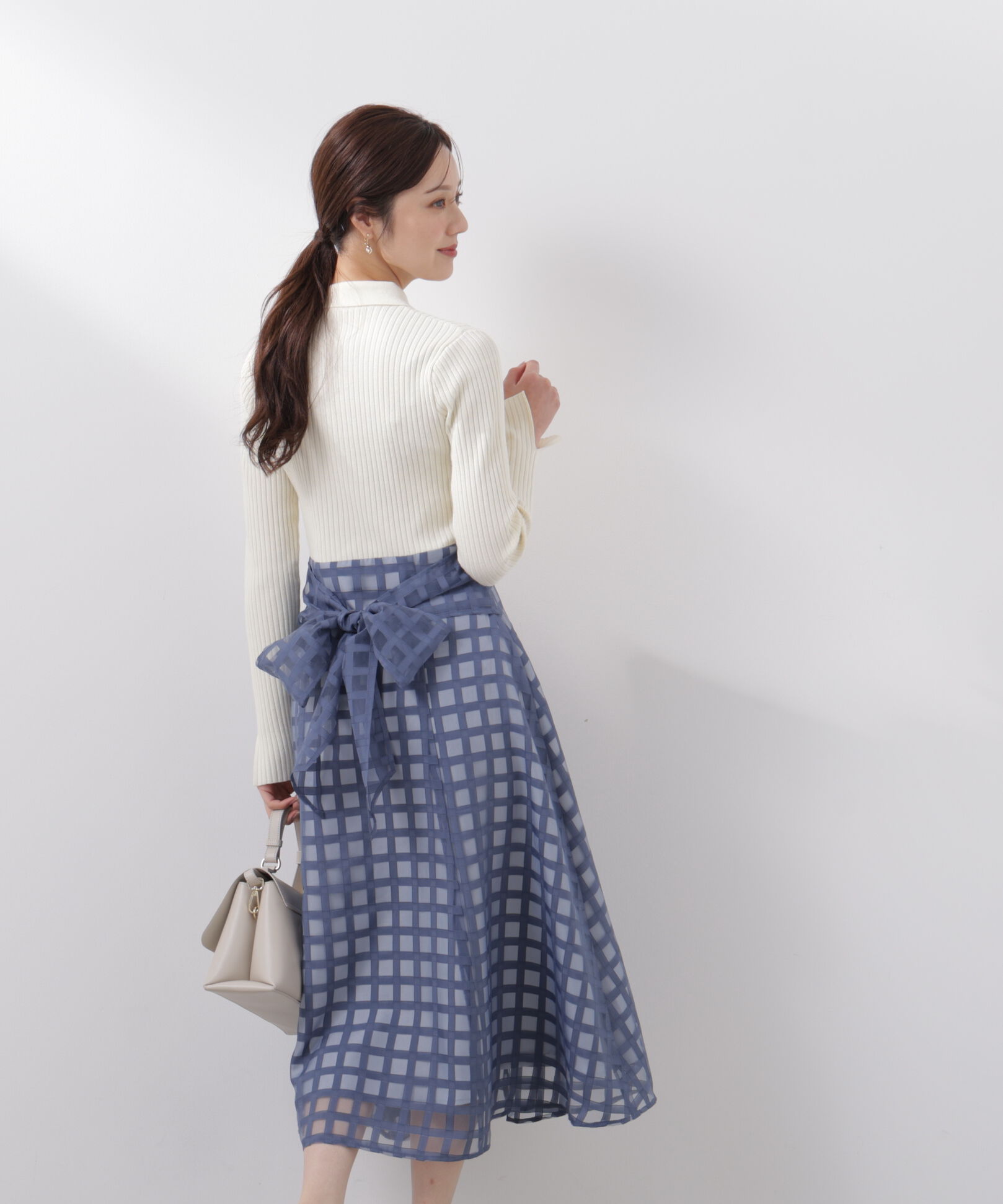 PROPORTION BODY DRESSING「ポロカラーニットワンピース　26SS」|ワンピース|