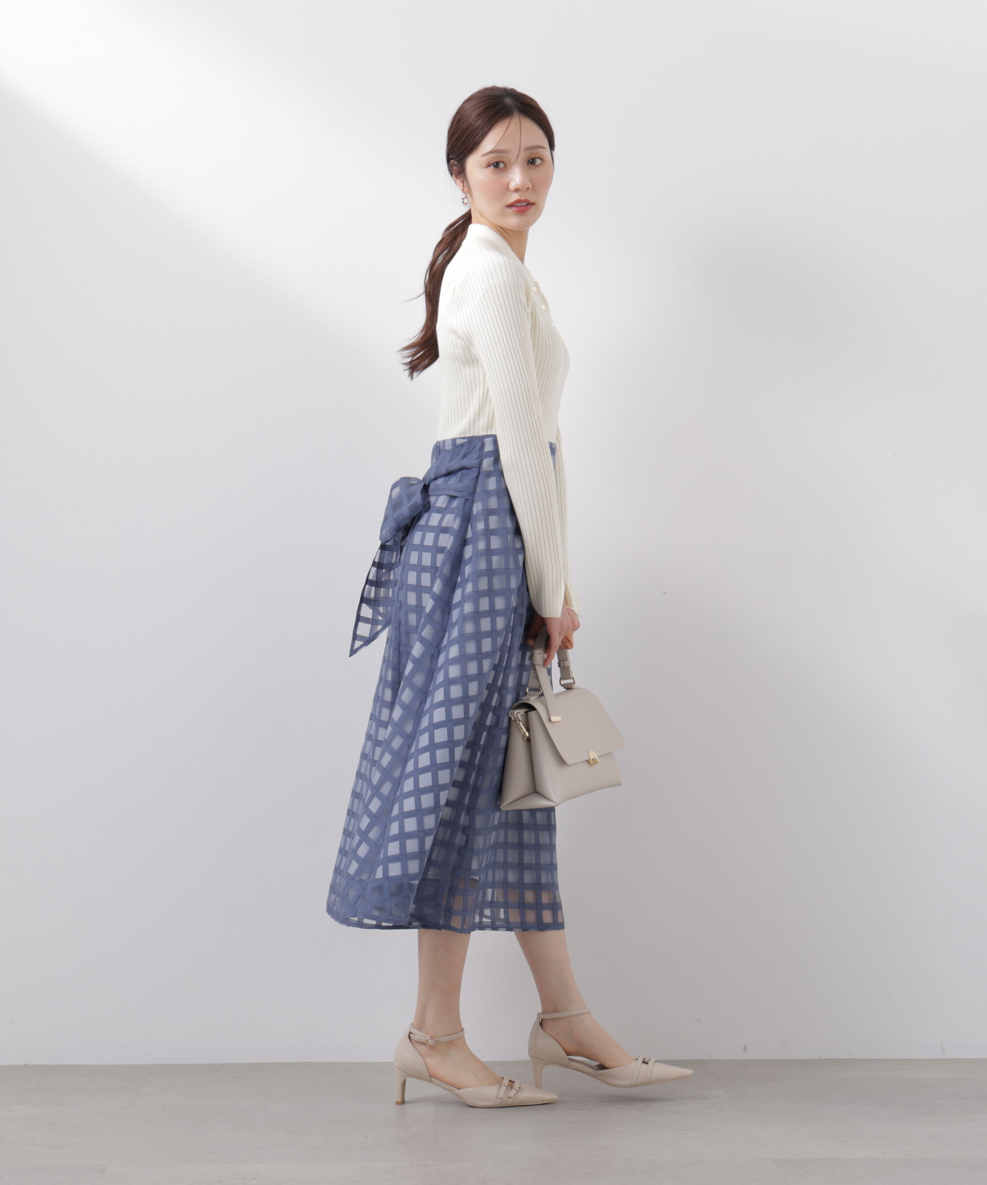 PROPORTION BODY DRESSING「ポロカラーニットワンピース　26SS」|ワンピース|