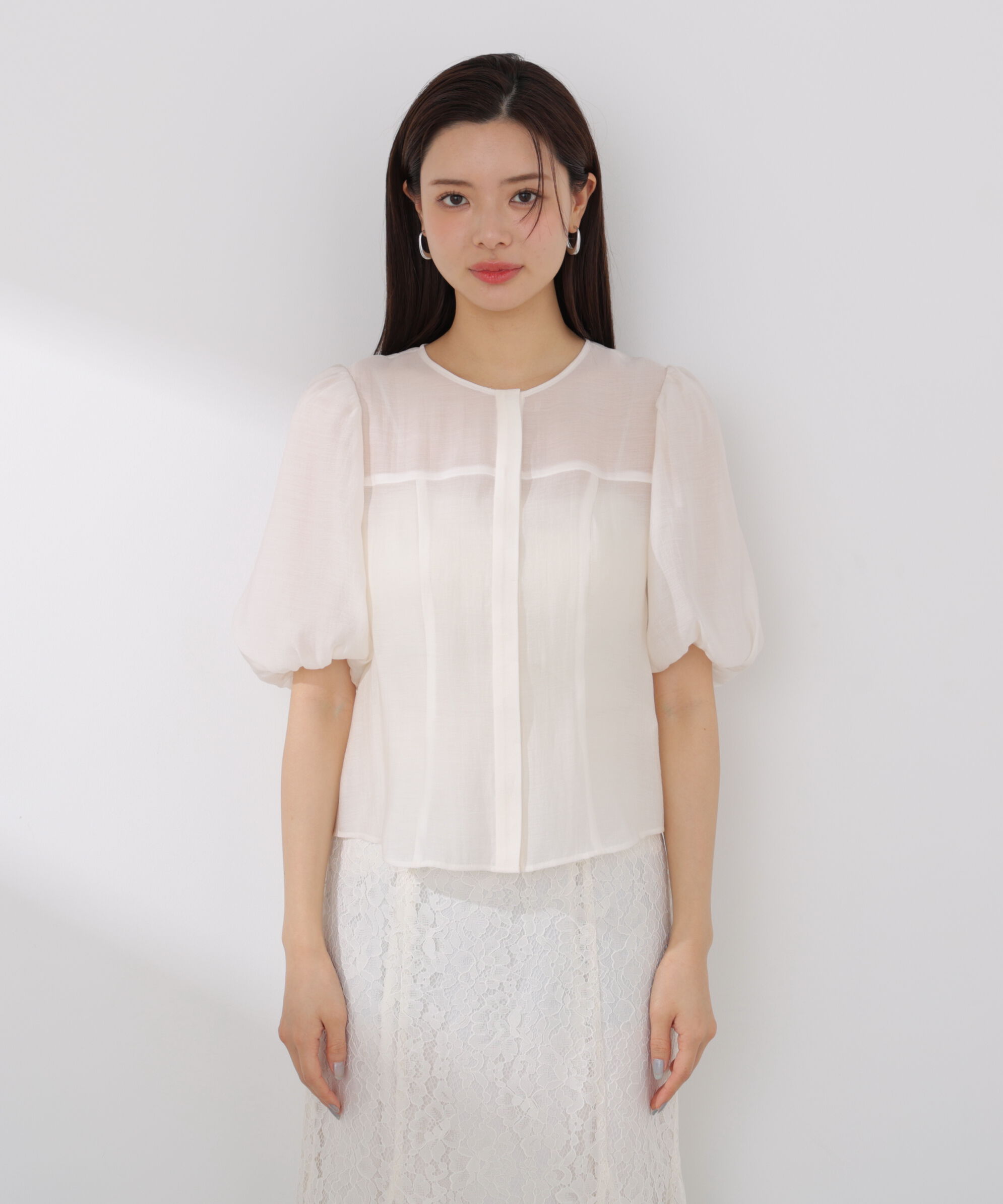 PROPORTION BODY DRESSING「バルーンスリーブレディブラウス 26SS」|シャツ・ブラウス|
