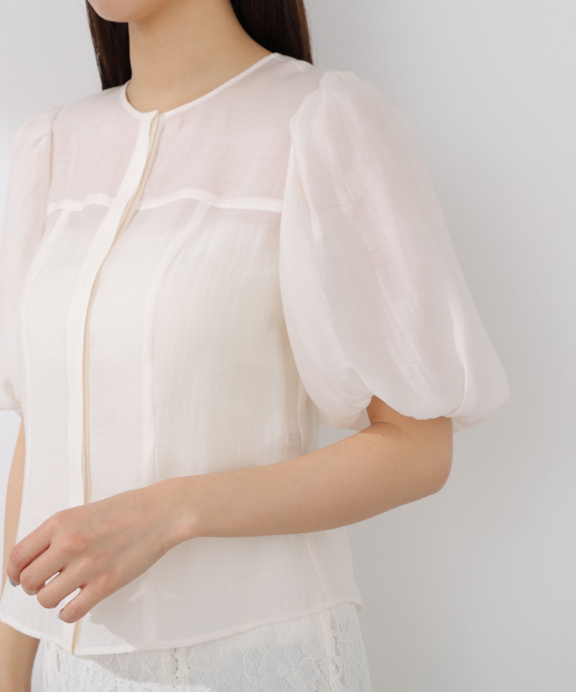 PROPORTION BODY DRESSING「バルーンスリーブレディブラウス 26SS」|シャツ・ブラウス|