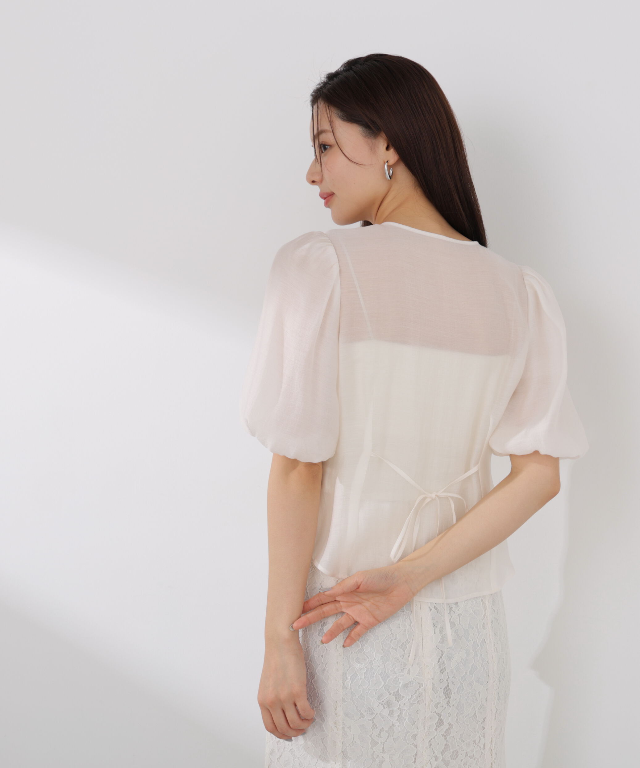 PROPORTION BODY DRESSING「バルーンスリーブレディブラウス 26SS」|シャツ・ブラウス|