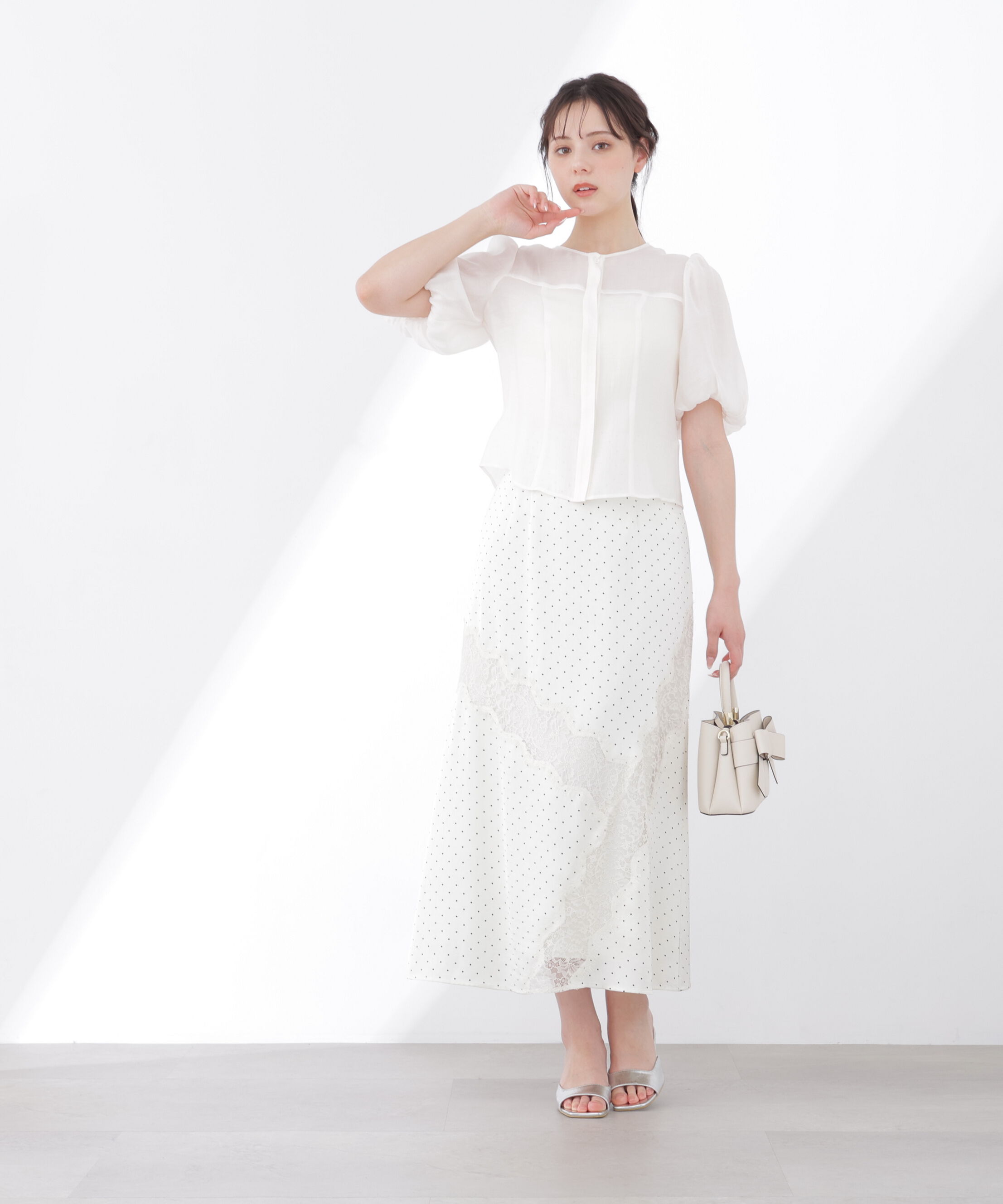 PROPORTION BODY DRESSING「バルーンスリーブレディブラウス 26SS」|シャツ・ブラウス|