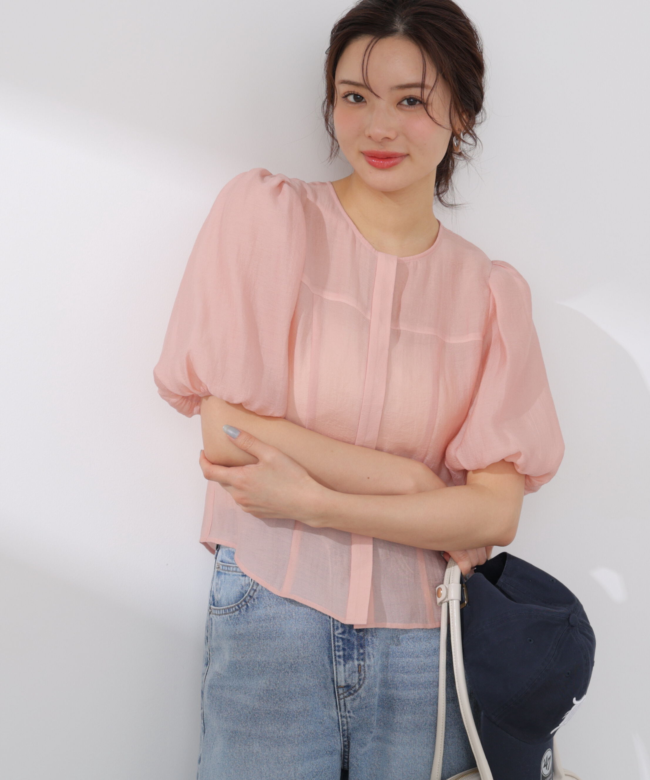 PROPORTION BODY DRESSING「バルーンスリーブレディブラウス 26SS」|シャツ・ブラウス|