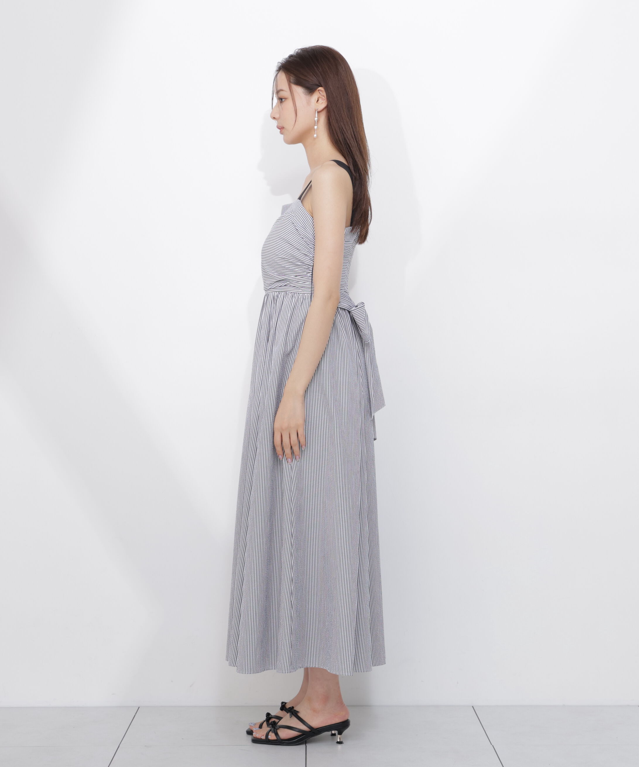 PROPORTION BODY DRESSING「＜中川紅葉さん着用＞ストライプキャミワンピース」|ワンピース|