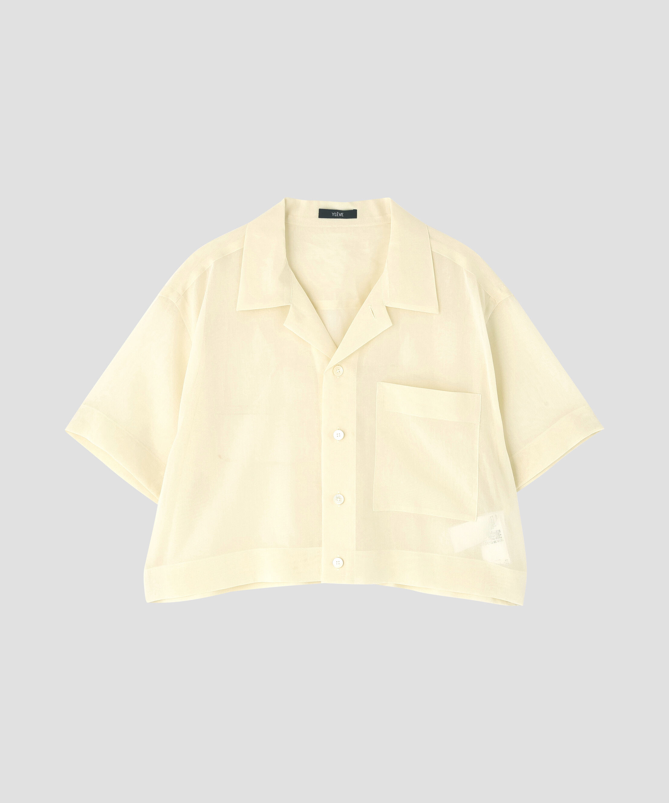 YLEVE 「YLEVE / COTTON VOILE LAWN SHORT SLEEVE SHIRT」|シャツ・ブラウス|