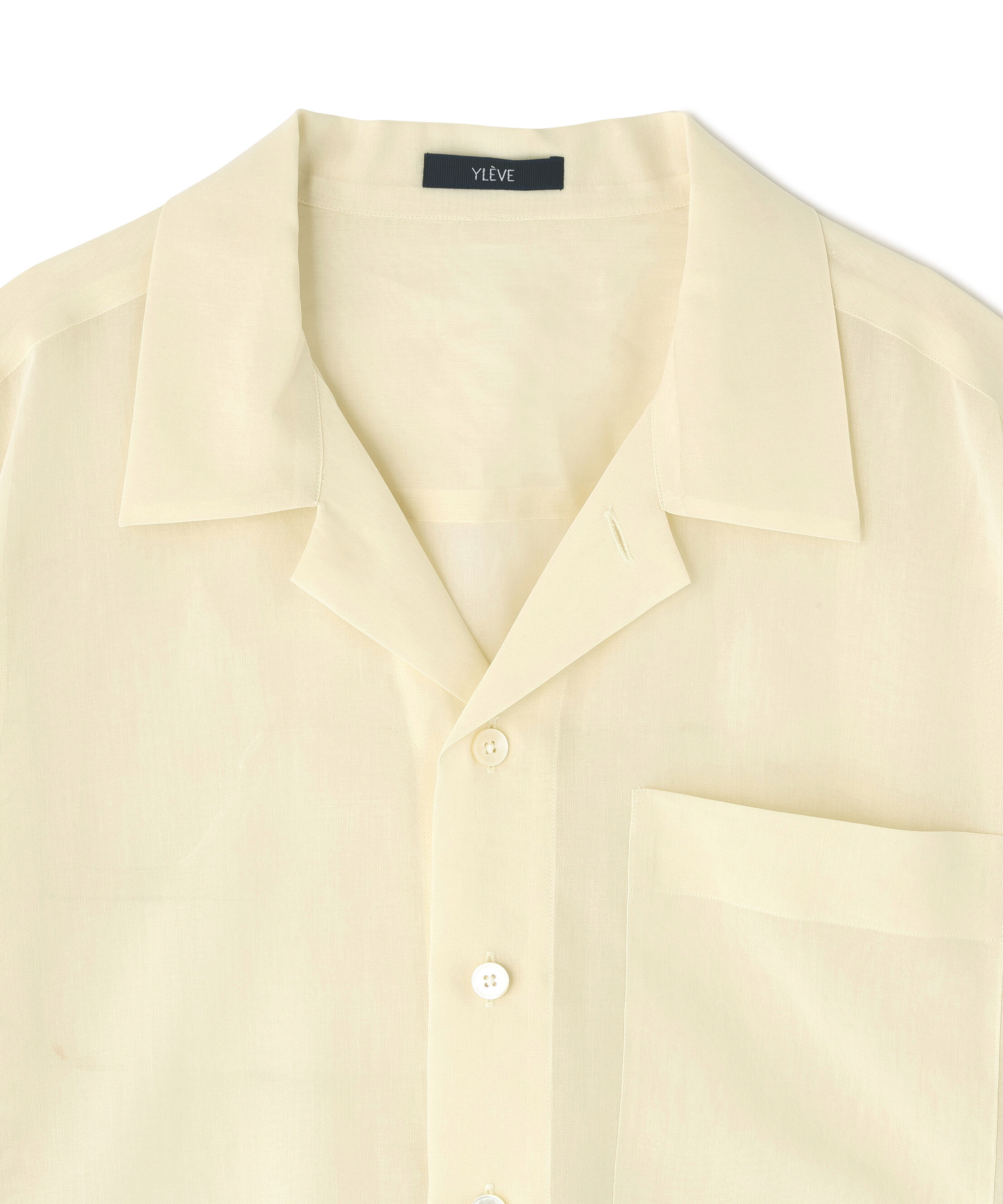 YLEVE 「YLEVE / COTTON VOILE LAWN SHORT SLEEVE SHIRT」|シャツ・ブラウス|