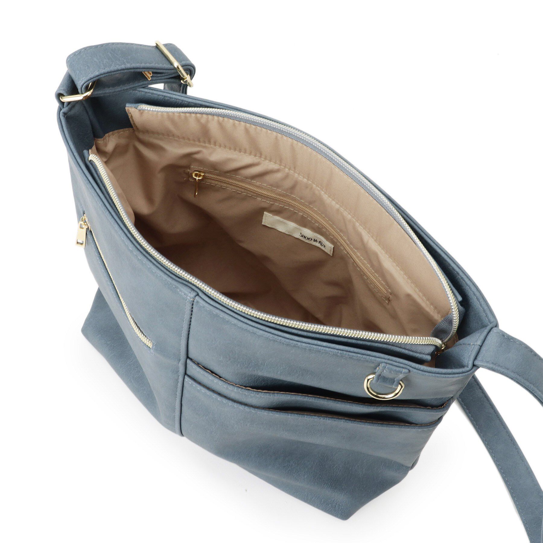 SHOO･LA･RUE「【8ポケット】フロント切替 ショルダーバッグ」|ショルダー・メッセンジャー|