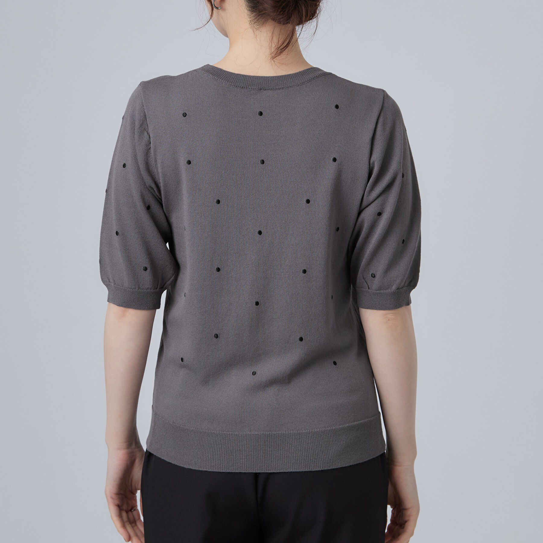 SHOO･LA･RUE「ドット刺繍ニット」|ニット・セーター|